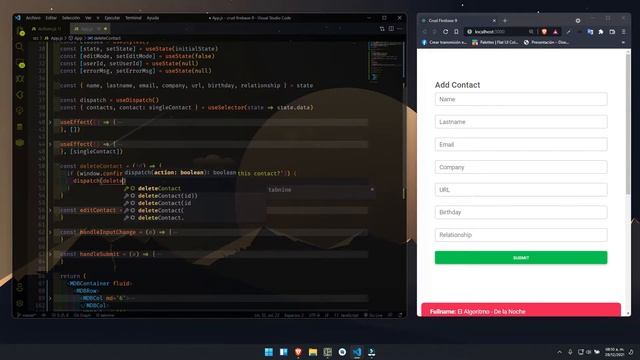 Crud Firebase V9 React ??proyecto de contacto | contact project? Delete Firestore смотреть онлайн