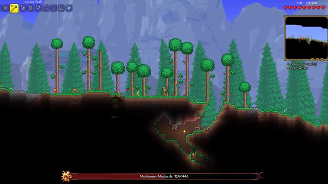Terraria 1.3.5 Expert Mode Modded: Mushroom Monarch (Ancients Awakened) смотреть онлайн
