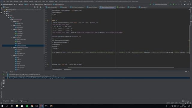 Java Programmering - Minecraft [RECODER MIT REPORT SYSTEM] - part 8 смотреть онлайн