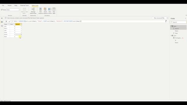 PowerBI - How to count duplicate values смотреть онлайн
