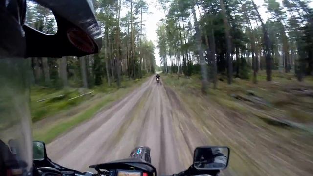 DRZ 400 BM 200 Шатура-Петушки эндуро с пассажиром смотреть онлайн