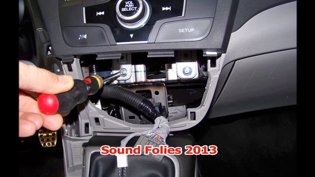 montaggio navigatore doppio din Pioneer su Honda Civic 2013 Sound Folies смотреть онлайн