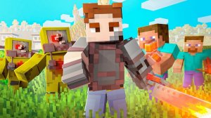 НЕВЕРОЯТНЫЕ БОССЫ ПАРАЗИТЫ НАПАЛИ НА ДЕРЕВНЮ. 100 ДНЕЙ ВЫЖИВАНИЯ В МАЙНКРАФТ. АРМИЯ ПОДПИСЧИКОВ.