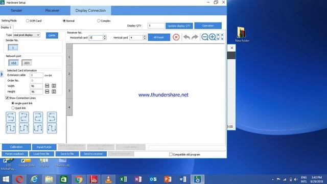 LEDset software .RCG setting and display connection method смотреть онлайн