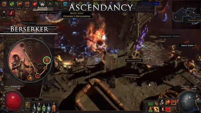 Path Of Exile [3.7]: Physical Impale Cyclone Berserker - Build Guide