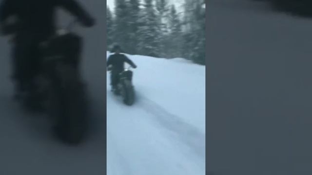Вездеход 2х2 по снегу.