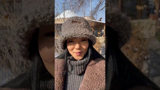 Оверсайз шуба из натуральной овчины