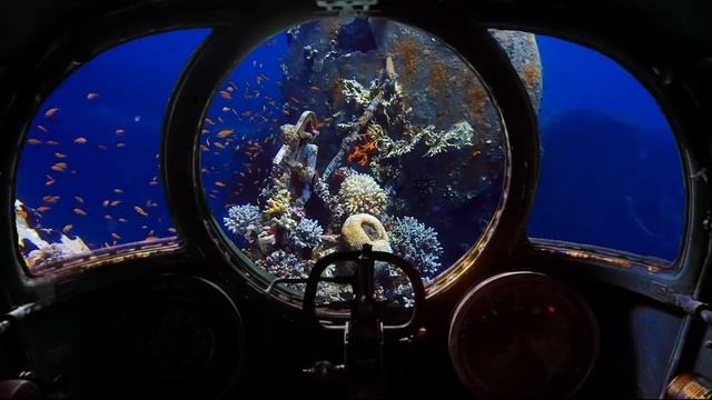 Aquatic Odyssey: Underwater Ambience | Submarine View | Relax, Study, Sleep #WhiteNoise смотреть онлайн