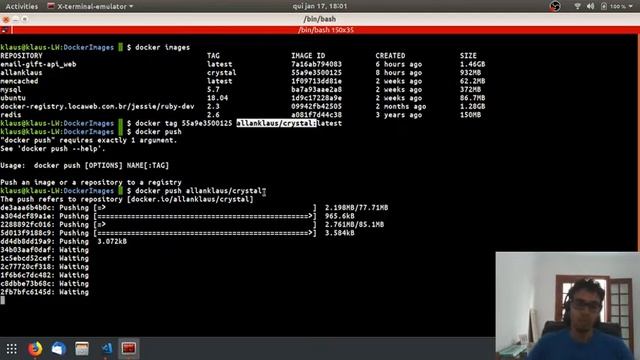 Como enviar suas imagens docker para o DockerHub смотреть онлайн