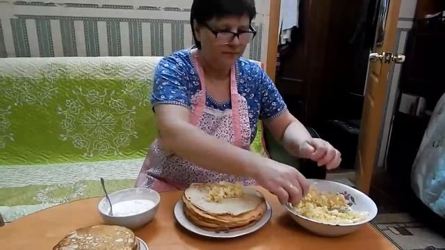 FIESTA RUSA DE PANQUEQUES | Cómo hacer panqueques Rusas смотреть онлайн