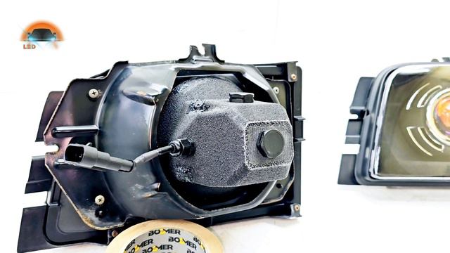 Opel Monterey тюнинг фары светодиодные