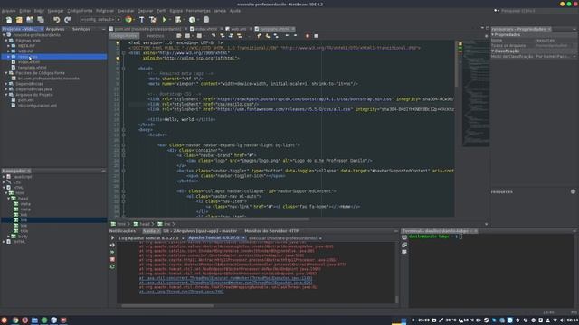 Desenvolvimento Web com Bootstrap - Aula 2 Integração com JSF смотреть онлайн