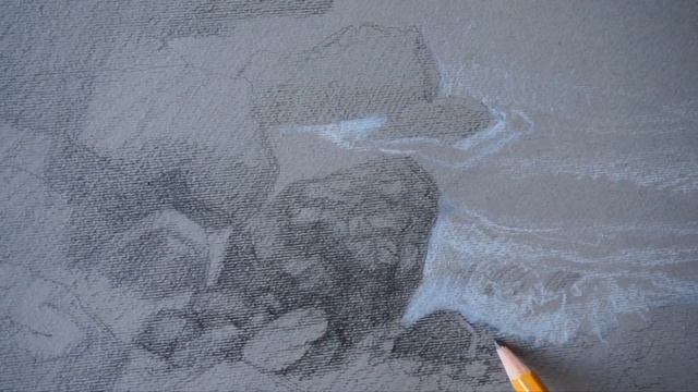 Рисунок карандашом на тонированной бумаге. | vynogradov draw demo 2 music смотреть онлайн