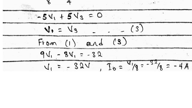 Electronics: Circuit analysis with node voltage method (2 Solutions!!) смотреть онлайн