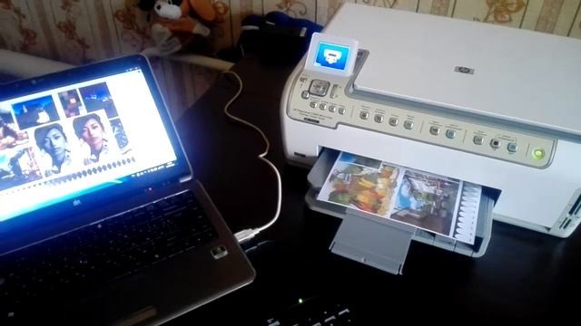 Многофункциональный принтер HP Photosmart C5183 смотреть онлайн