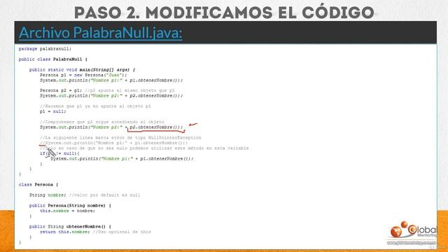 2 Ejercicio Uso de la palabra null en Java смотреть онлайн