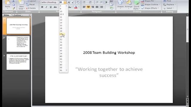 PowerPoint 2007: Text Basics Part 1 смотреть онлайн