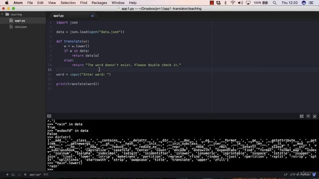 CHAPTER 39 //PYTHON TUTORIAL // Making the Program Letter Case Insensitive смотреть онлайн