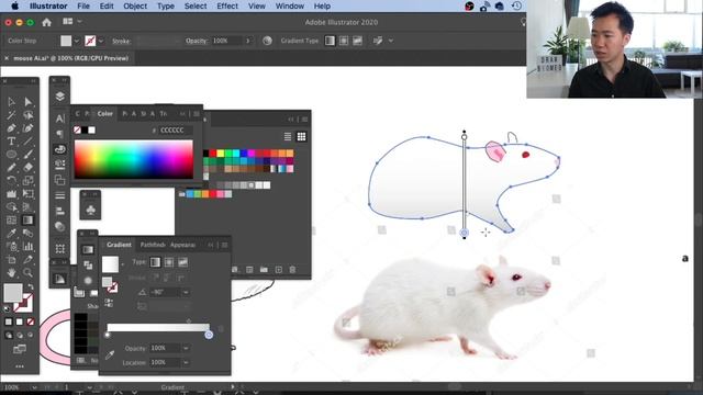 DRAW LAB RAT in Adobe Illustrator | Graphical Abstract | Adobe Illustrator for Scientists смотреть онлайн