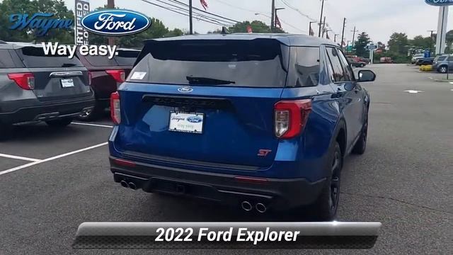 New 2022 Ford Explorer ST, Wayne, NJ 22T-378 смотреть онлайн