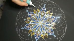 Как нарисовать мандалу? Mandala ART|Sacred geometry Torus