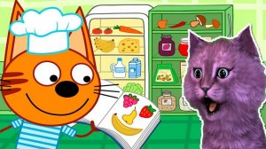 ТРИ КОТА СИДИМ И ГОТОВИМ ДОМА С ГОВОРЯЩИМ КОТЕНКОМ АБИ ИГРА для ДЕТЕЙ Три Кота Развивающие игры