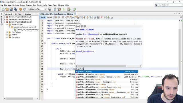 Ejercicios Java - XML #3 - Recogiendo datos de un XML con JDOM2 смотреть онлайн