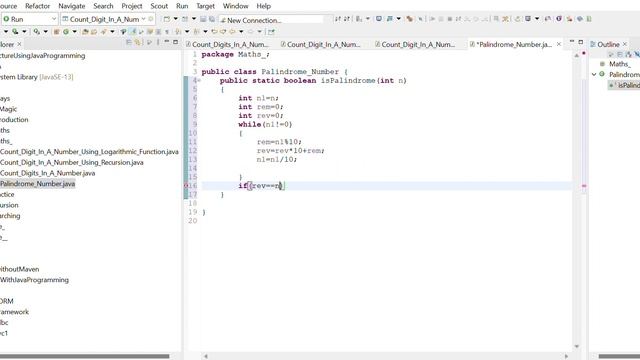 How to check given number is palindrome or not using JAVA? смотреть онлайн