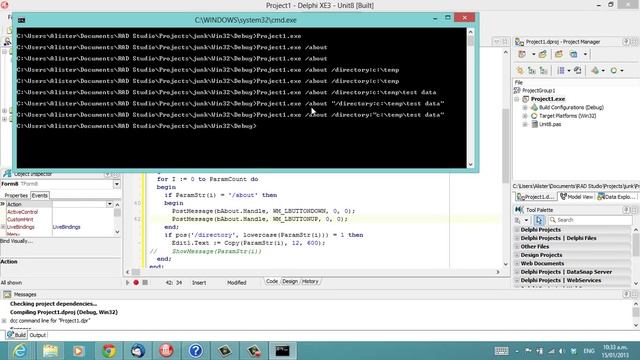 Delphi Programming Tutorial #87 - Command Line Parameters смотреть онлайн