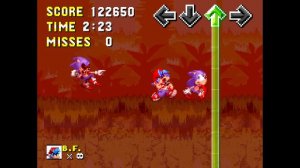 Friday Night Funkin' Confronting yourself FF MIX, Good & Bad Ending (BF Sonic & Sonic.EXE) (FNF Mod