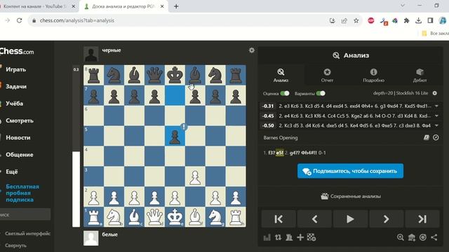 Дурацкий мат в шахматах