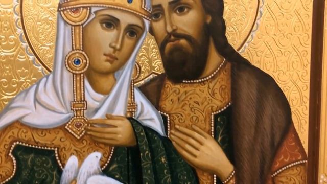 Икона Петр и Феврония с резьбой смотреть онлайн