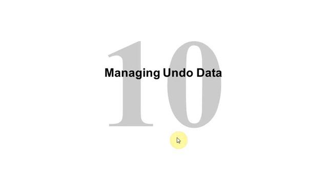 Managing Undo Data in Oracle || Chapter 10 смотреть онлайн