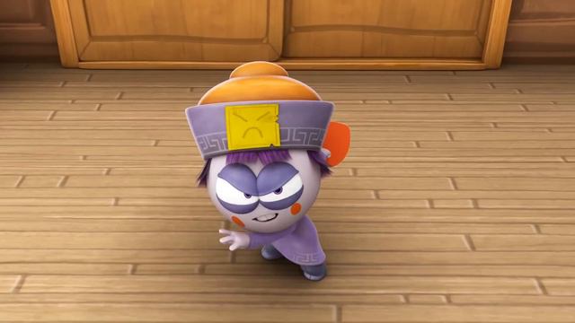 Funny Animated Cartoon | Spookiz Skeleton Teacher Meets the Janitor 스푸키즈 | Cartoon for Children смотреть онлайн