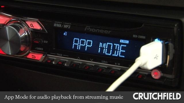 Pioneer DEH-2500UI CD Receiver Display and Controls Demo | Crutchfield Video смотреть онлайн