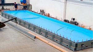 Вакуумный пресс SARMAX для производства CLT-панелей