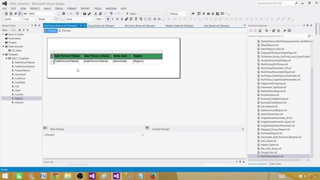 SSRS Tutorial 45 - How to Replace Null Values in SSRS Report смотреть онлайн