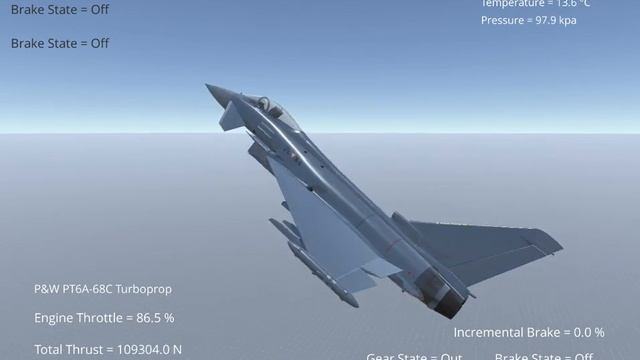 Silantro Unity3d Flight Simulator: Eurofighter Typhoon Demonstrator смотреть онлайн