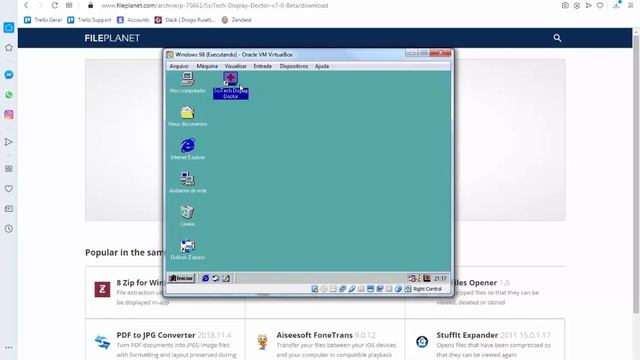 Como instalar driver de vídeo windows 98 virtualbox 32bits смотреть онлайн