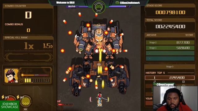 AngerForce: Reloaded Gameplay on Xbox One With Deus Legend смотреть онлайн