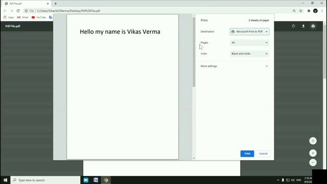 Pdf File Ko Computer Se Kaise Print Kare | Laptop Se Pdf Ka Print Kaise Nikale смотреть онлайн