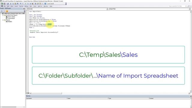 Import Data Into a Different Workbook Using VBA смотреть онлайн