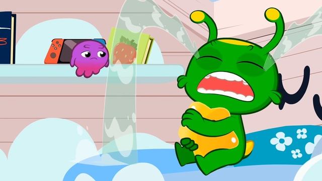 ?Groovy The Martian | Colors song ? | Rainbow popsicles made out fruits and veggies! смотреть онлайн