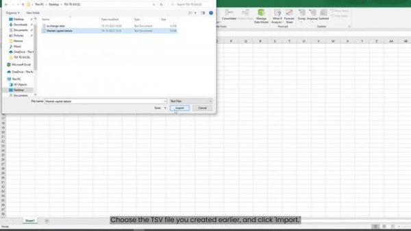 TSV File Excel | TSV To Excel | Microsoft Excel Tutorial | TSV | Excel