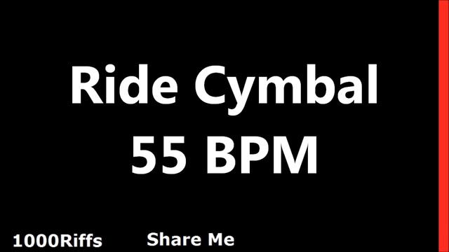 Ride Cymbal Metronome : 55 BPM смотреть онлайн