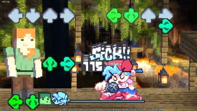 Friday Night Funkin' Vs Steve - Tick Tock Hardcore Mode (PASS) смотреть онлайн