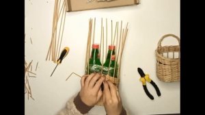 Овальная корзинка Альфа. Плетение из бумажной лозы для начинающих. Все необходимое - в наборе.