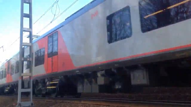 ЭС1-029 Ласточка/ЭС1-005 Ласточка "175 лет Российским Железным Дорогам" смотреть онлайн