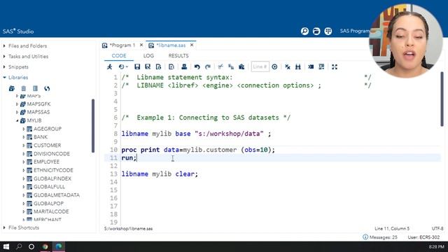 SAS Tutorial | LIBNAME 101 смотреть онлайн