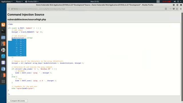 How to do Command Injection on dvwa - High Security - alokkumar0200 смотреть онлайн